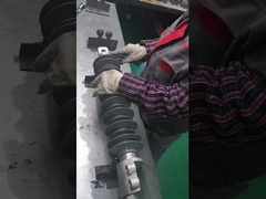 3KV ~ 25KV Kompozit Kauçuk Demiryolu İzolatörü Yüksek Yıkım Gücü Tren İzolatörü